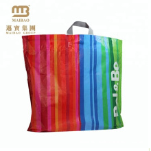 Wholesale Price Biodegradable Flexiloop Handle Custom Shopping Plastic Bag Logo Printed